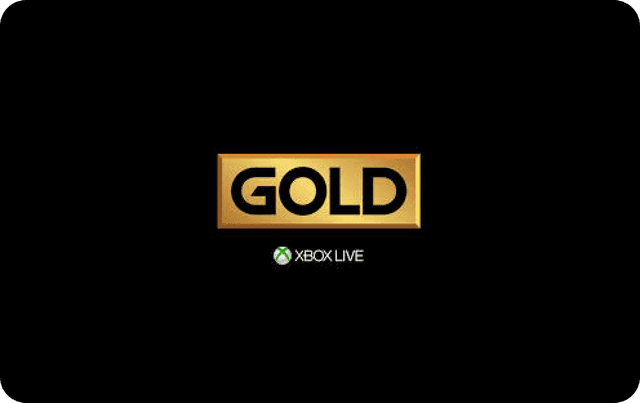 Buy a Xbox Live Gold Gift Card top up online